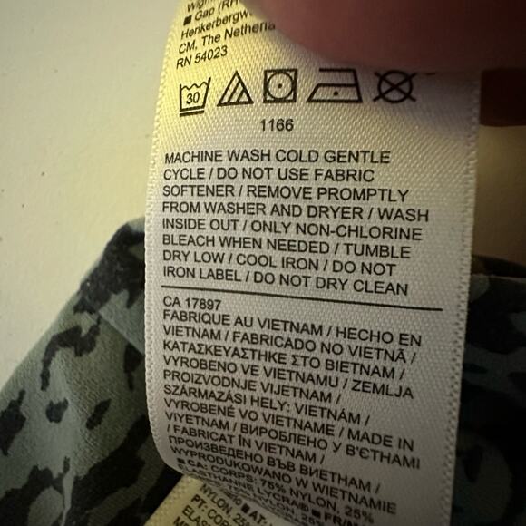 Athleta Pants Womens Extra Large Gray Salutation Jogger Ocelot Spot Print Yoga - Picture 10 of 15